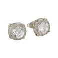 thumbnail image 1 of Hearth & Gear European And Fashion Earrings For Women Light Square High Grade Shiny Zircon Earrings Versatile Earrings Rose Earrings Hoop Earring Hoop Earrings Ear Rings Set Earrings Earrings with, 1 of 7