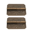 thumbnail image 4 of Bisagras de puerta de armario de muebles, 2 juegos de bisagras antiguas decorativas, bisagras de gabinete de cocina, innovación moderna, 4 of 14