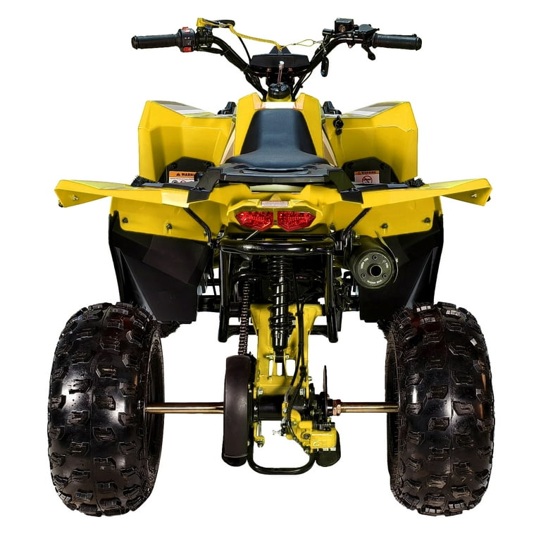 HHH 125cc ATV Quad 125cc ATV with Reverse, LED Lights, Big Wide