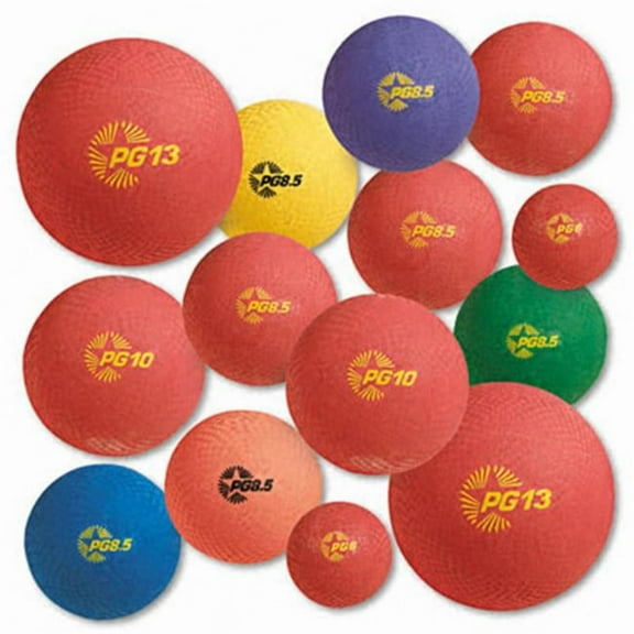 Champion Sport  Playground Ball Set  Multi-Size  Multi-Color  Nylon  12 per Set