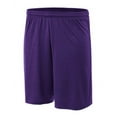 thumbnail image 2 of A4 Power Mesh Practice Short For Men in Purple | N5378, 2 of 5