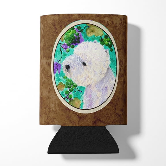 Caroline's Treasures SS1064CC Westie Can or Bottle Hugger, Can Hugger, multicolor