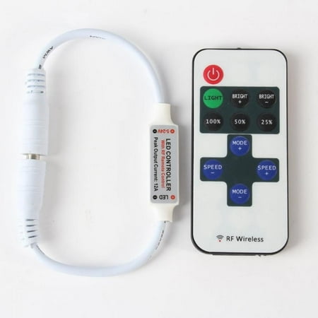 

Delivery On Time!!Mini RF Wireless Remote Led Dimmer Controller For Single Color Light Strip LED Controler