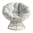 thumbnail image 5 of OSP Home Furnishings Papasan Gray Wicker Chair with Gray Cushion, 5 of 6