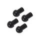 thumbnail image 1 of Matsuzay 4 protectores de patas para muebles, color negro, antideslizante, amplia aplicación, resistencia al desgaste y al colapso Decoración del hogar 4 piezas de 13 mm., 1 of 6