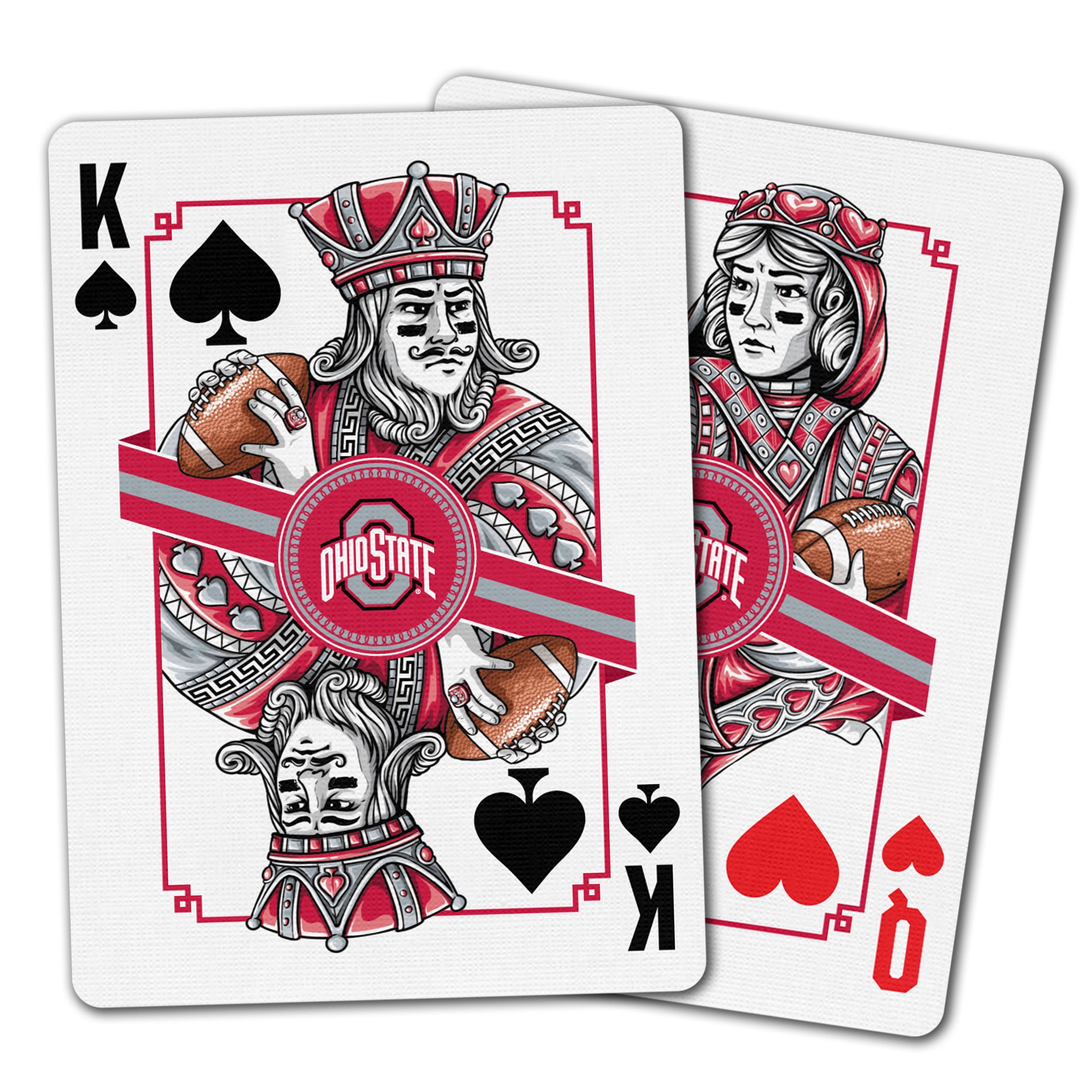 YouTheFan NCAA Ohio State Buckeyes Classic Series Playing Cards