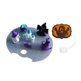 thumbnail image 1 of Fiudx Decoración para Tapa de Taza de Halloween y Navidad, Diseño de Gorro de Paja con Forma de Animal, Ambiente Oscuro y Misterioso, Accesorio para Bebida Festiva, Decoración para Fiestas Temáticas,, 1 of 1