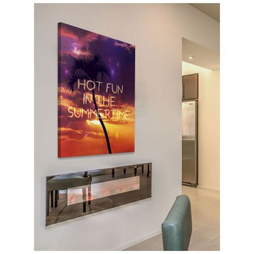 "Hot Fun in the Summertime" Painting Print on Wrapped Canvas