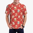 thumbnail image 1 of Fotbe Japanese Maneki Cats Camiseta Polo de Golf para Hombre con Estampado – Camisa Deportiva Transpirable con Cuello Abotonado-X-Large, 1 of 6