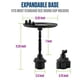 thumbnail image 5 of Bandeja para Porta Vasos de Auto Cellet con Soporte para Teléfono y Base Expandible, 5 of 9