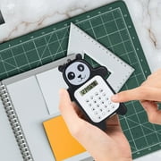 EGNMCR Cute Bear Calculator, Basic Button Battery Powered, Handheld Calculator Schools And Children Can Choose , Yellow, Blue, Cyan And Brown. Bear calculator
