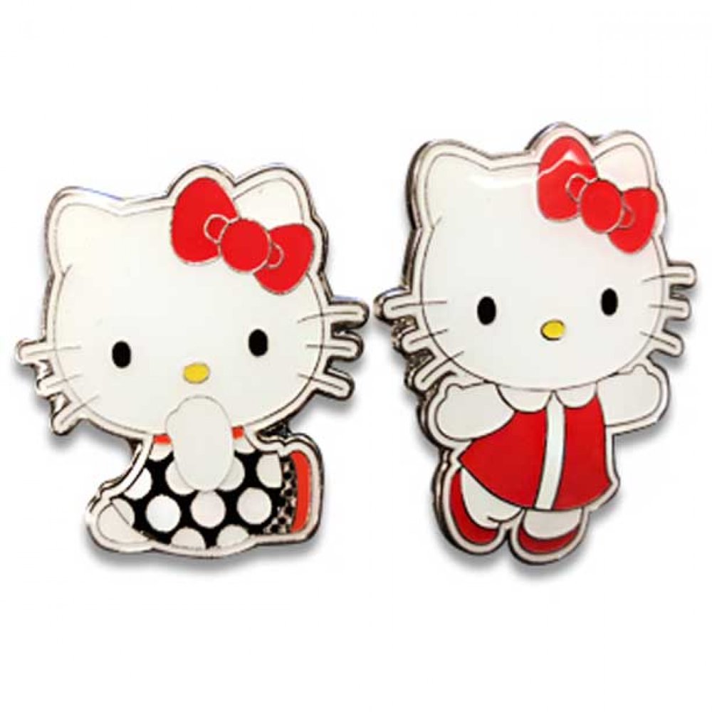 Hello Kitty Hello Kitty Retro Enamel Pin 2Pack