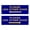 Blue / Gold, variant on All Quality PLEASE USE OTHER DOOR Sign - (2 Pack) (Black) - Small 2" x 6"