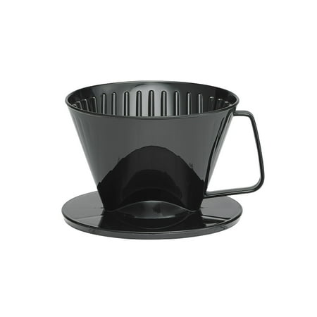

Fino Pour-Over Coffee Brewing Filter Cone Number 1-Size Black Brews 1 to 2-Servings