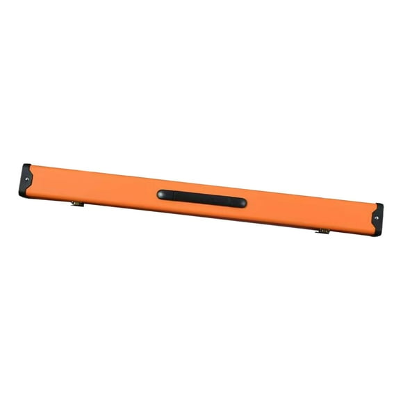 Caja de señal de piscina con mango de snooker Cue de piscina que lleva una bolsa de almacenamiento de barras de billar para el entrenamiento deportivo Naranja