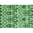thumbnail image 1 of Ahgly Company Machine Washable Indoor Rectangle Abstract Emerald Green Modern Area Rugs, 7' x 9', 1 of 4