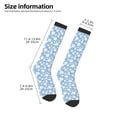 thumbnail image 2 of Naloa Daisies Flowers Thigh High Socks Extra Long Stretchy Sock Women Over Knee High Opaque Stocking Daily Wear, 2 of 6