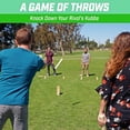 thumbnail image 4 of GoSports Juego de Lanzamiento de Kubb Viking Clash de Madera Premium de Tamaño Trasero para Niños y Adultos, 4 of 5