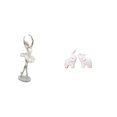 thumbnail image 1 of Figuras Modernas De Una Bailarina Y Un Elefante. Adorno Creativo Para Escritorio. Escultura Artística única Para Dormitorio, Chimenea, Oficina, Entrada. Decoración Del Hogar. Estatuas De, 1 of 8