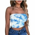 thumbnail image 1 of Birdeem Tube Tops Womens Printed Strapless Yoga Exercise Chest Wrap Pullover, 1 of 1