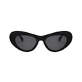 thumbnail image 2 of Lunettes à Moins de 10 $ Noires Femmes en Gelée Couleur Lunettes de Soleil Rétro Simples Ovales, 2 of 5