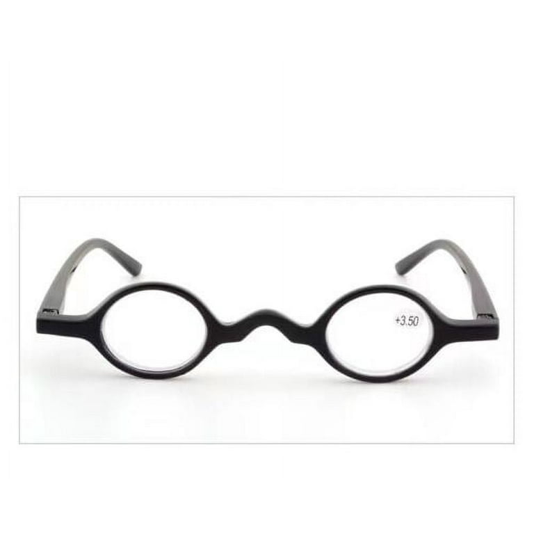1PK Unisex Small Round Reading Glasses Blue Light Blocking Readers