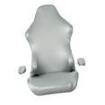thumbnail image 1 of Funda elástica y extraíble para silla gaming, con reposabrazos y protector de asiento. Gris, 1 of 5