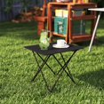 thumbnail image 2 of Outsunny Folding Camping Table, Portable Picnic Table with Carry Bag, Black, 2 of 10