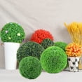 thumbnail image 1 of Paokuoon UV Resistant Artificial Plant Topiary Ball Realistic Multi Layer Fake Boxwood Ball Decoration, 1 of 6
