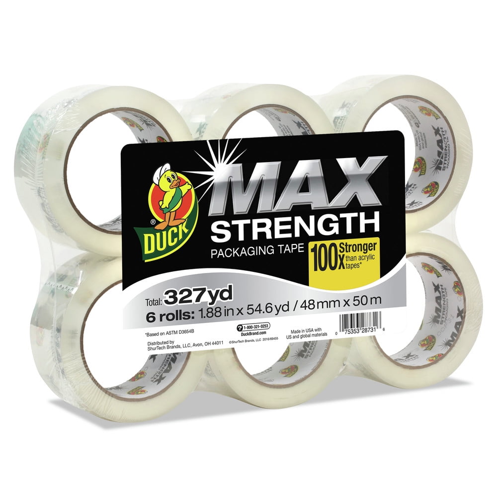 Duck Brand Brand Max Strength Packaging Tape 