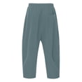 thumbnail image 4 of Men's Casual Harem Pants Breathable Loose Fit Summer Trousers Comfortable Daily Wear Versatile Basic Style Lightweight Relaxed Beach Yoga Men's Pants Relaxed Fit Lounge Big and Tall, 4 of 7