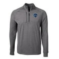thumbnail image 2 of Men's Cutter & Buck Heather Black Sporting Kansas City Big & Tall Adapt Eco Knit Quarter-Zip Top, 2 of 3
