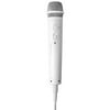 Refurbished Singing Machine SMM-225 Unidirectional Wired Microphone with LED Disco Lights - White