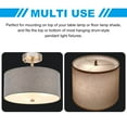 thumbnail image 4 of Unique Bargains Lampshade Diffuser, 2Pcs 14' Diameter with 3/8' Center Hole Round Diffuser, 4 of 7