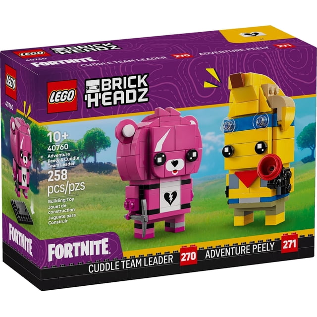 LEGO Fortnite BrickHeadz Adventure Peely & Cuddle Team Leader 40760