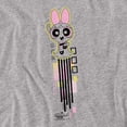 thumbnail image 2 of Powerpuff Girls Blossom Streak Women's T Shirt, Athletic Heather, Medium, 2 of 6