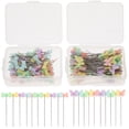 thumbnail image 1 of SHISUYAN 200Pcs Practical Cloth Pin Fixing Buckle Pin Dressing Handicraft Sewing Pin for Women, 1 of 9