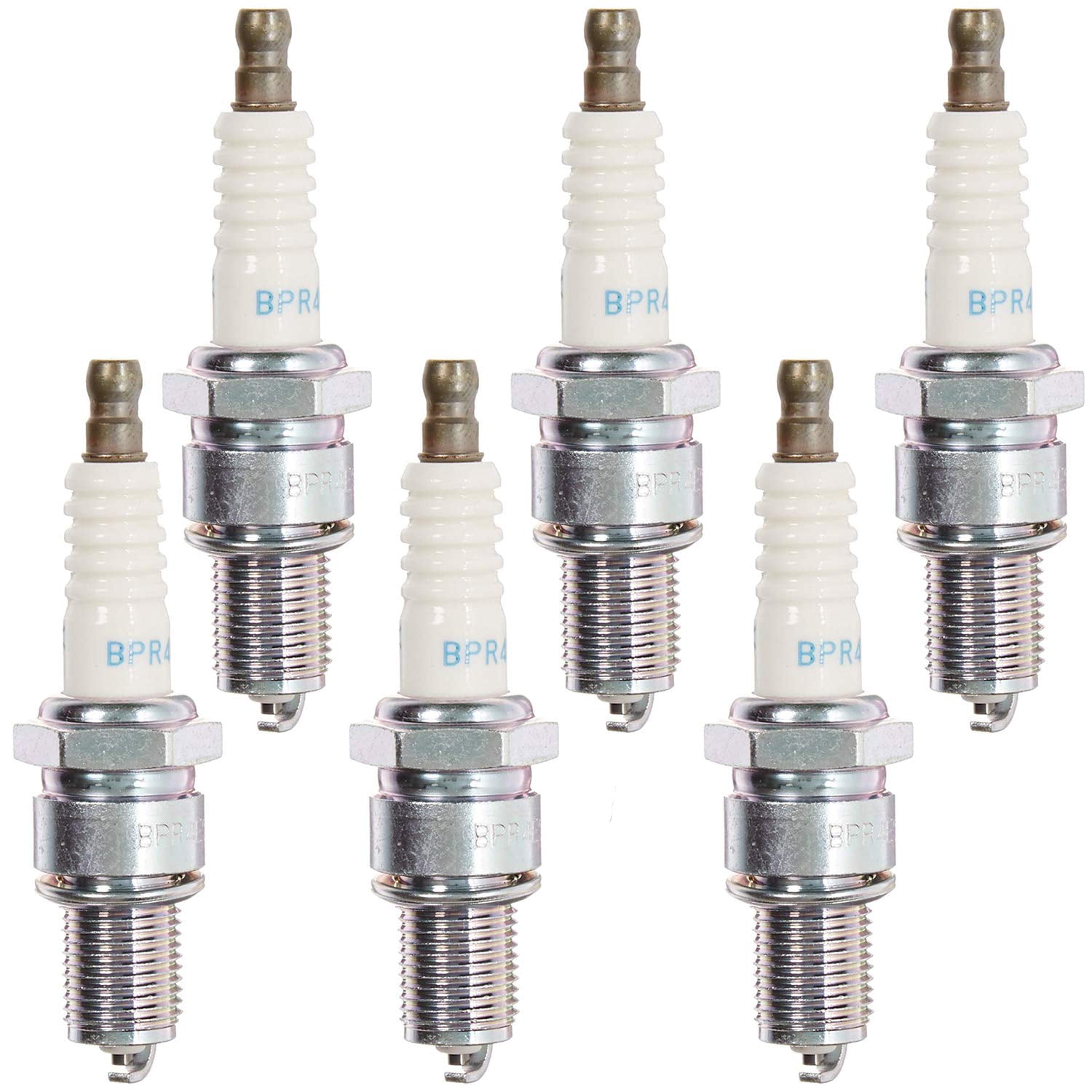 NGK 6 Pack of Genuine OEM Replacement Spark Plugs # BPR4ESX-6PK