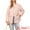 Gray Pink, variant on DARING DIVA Women's Puffer Lightweight Casual Jacket XS Black