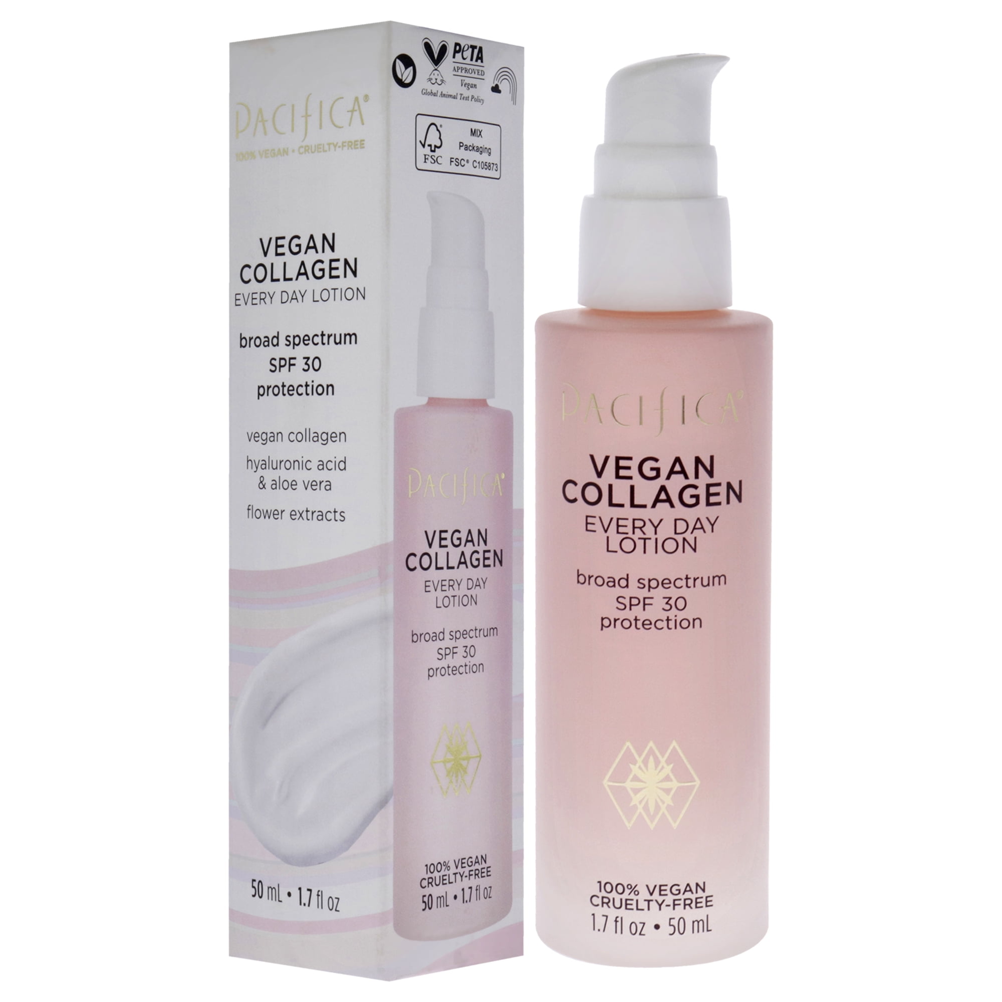 Pacifica Beauty Vegan Collagen Spf30 Every Day Lotion 2 oz