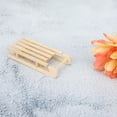 thumbnail image 4 of 1:12 Wooden Sleigh Model, Portable High Simulation Mini Wooden Sleigh Model DIY Landscape Dollhouse Accessory For Children, 4 of 8