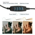 thumbnail image 2 of Yescom 10 Dimmable Selfie LED Ring Light Warm Cool Natural White with Tripod Stand Phone Holder for Livestream, 2 of 10