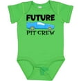 thumbnail image 3 of Inktastic Future Pit Crew Blue Race Car Boys or Girls Baby Bodysuit, 3 of 5