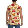 thumbnail image 4 of Pofeuu Cups of Tea Print Men's Muscle T-Shirt, Sleeveless, Muscle Tank, Classic Muscle Tee Top For Men Casual Sleeveless Muscle T-Shirt Trendy Clothes-Medium, 4 of 7