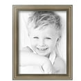 thumbnail image 2 of ArtToFrames 10" x 13" Silver Picture Frame, 10x13 inch Silver Wood Poster Frame (WOM-5023), 2 of 7