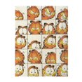 thumbnail image 1 of Manta de franela suave y cómoda de Garfield, ligera y cálida, ideal para sofá cama de 152 x 127 cm., 1 of 8
