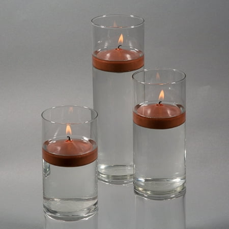 Richland Floating Candles Eastland Cylinder Holders Brown Set Of This On Opens A Dialog That Displays Additional Images For Product With The Option To Zoom In Or Out