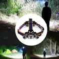 thumbnail image 4 of 20000lm Outdoor Waterproof Five LEDs Head Lamp USB Charging Camping Running Fishing Headlight, 4 of 9