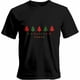 thumbnail image 1 of Camisetas gráficas informales de manga corta con árbol de Navidad rojo y verde para hombre, 1 of 8