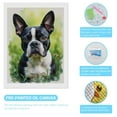 thumbnail image 3 of Diamond Art Kits for Adults, Boston Terrier Portrait Garden Bliss 5D Diamond Painting Kits for Adults Beginners, DIY Full Drill Diamond Painting, Gem Art and Crafts 12x16, 3 of 7